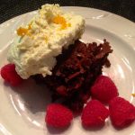 Spicy Sea Salt Brownie with Spiced-Orange Whip Cream image