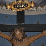 Carved sculpture of Christ in Civita church image