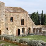 courtyard area of Abbey of Sant'Antimo image