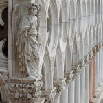 The exterior of the Doge's Palace in Venice, Italy image