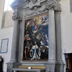painting inside the Church of San Domenico in Cortona Italy image