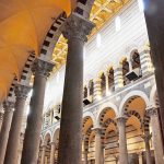 columns and interior of Duomo di Pisa image
