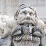 Fountain sculpture at the Pantheon image