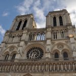 front facade of Cathédrale Notre-Dame de Paris image