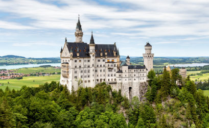 neuschwanstein castle from Mary's bridge