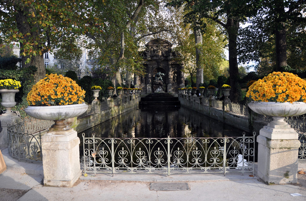 The Medici Fountain in Luxembourg Gardens