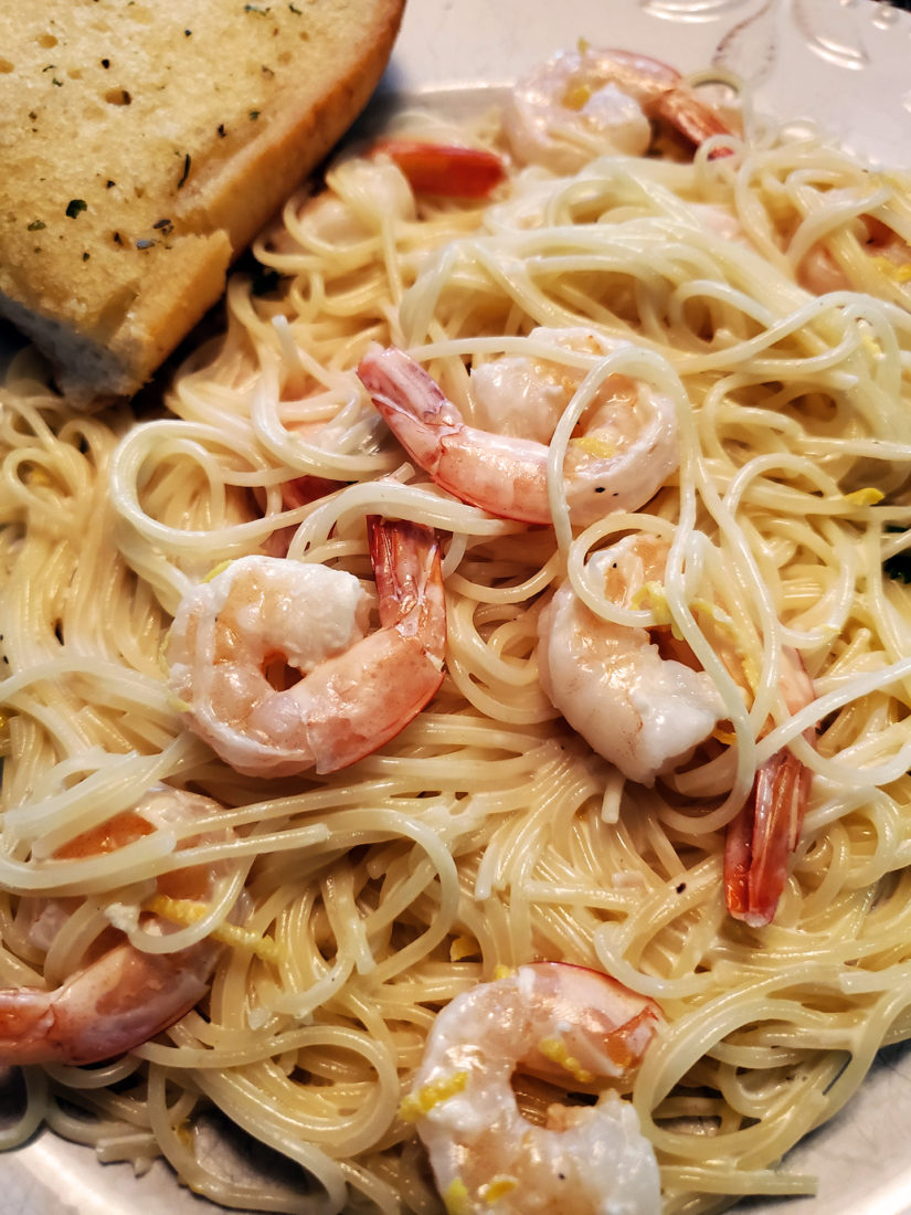 Pasta with Shrimp & Lemon-Cream Sauce - My Soul Passion - Delicious!