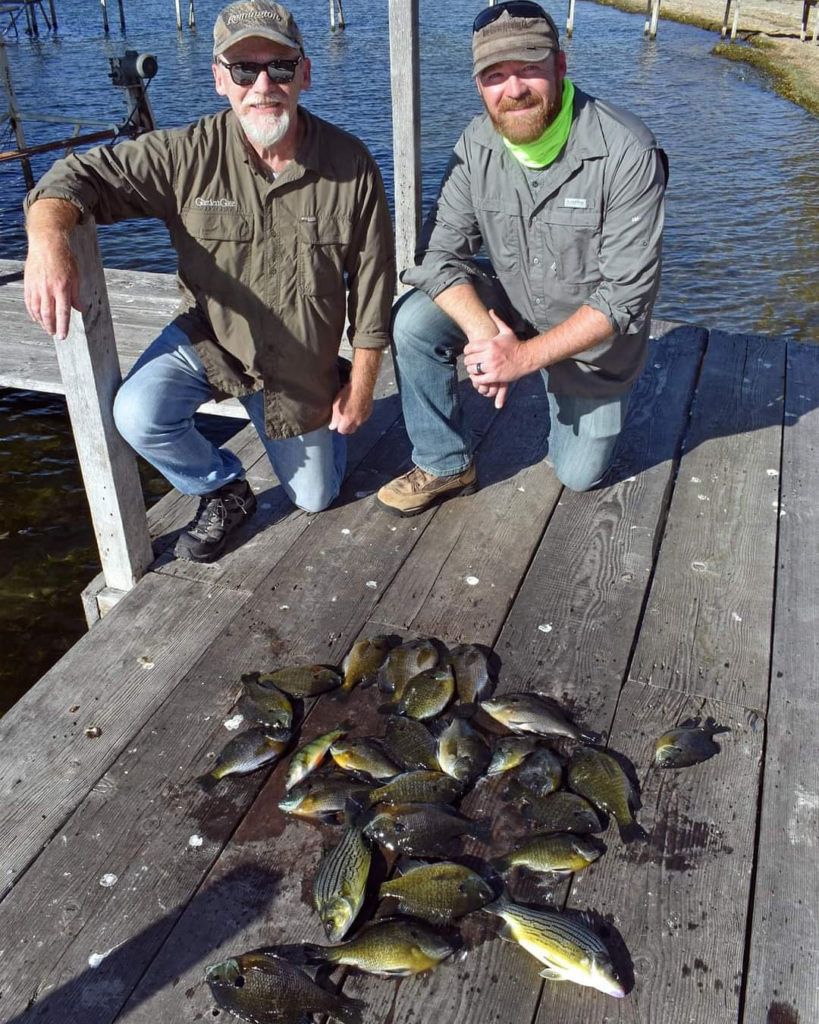 Image of panfish caught on West Okoboji Lake with a fishing guide